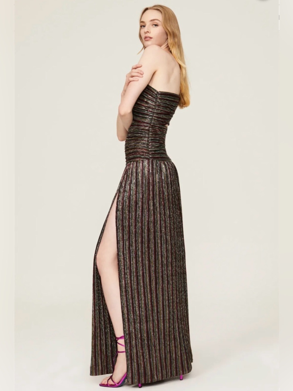 Rebecca Vallance Ronnie cut out one shoulder Gown size US 10. - Picture 5 of 16